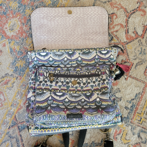 Sakroots Boho Convertible Backpack/Messenger Bag main image 5